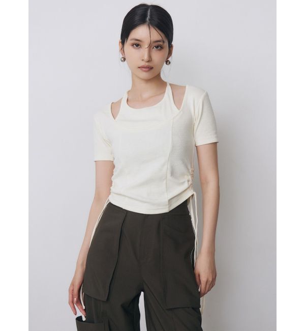 MURUA「ホルターネックシャーリングトップス」|Tシャツ・カットソー|