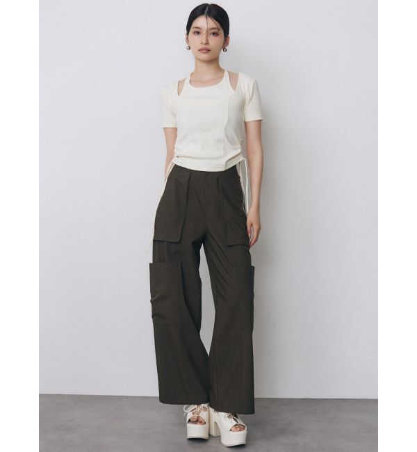 MURUA「ホルターネックシャーリングトップス」|Tシャツ・カットソー|