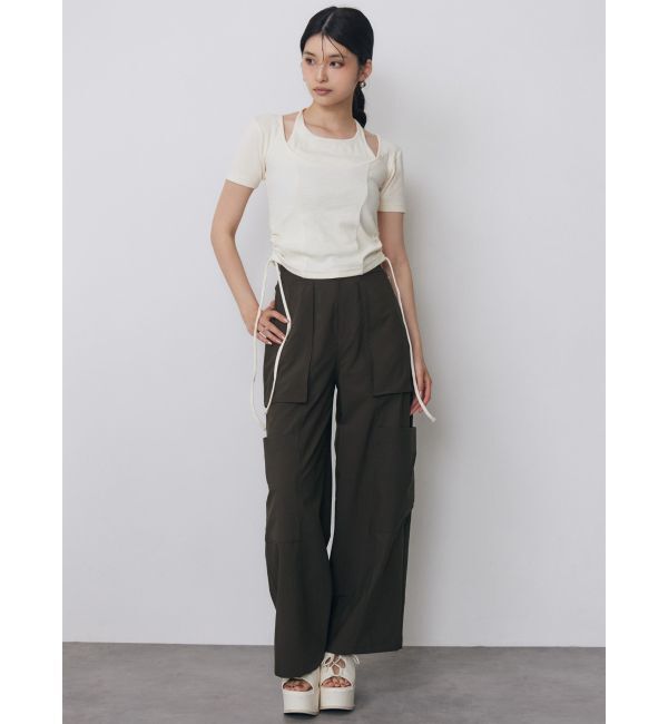 MURUA「ホルターネックシャーリングトップス」|Tシャツ・カットソー|