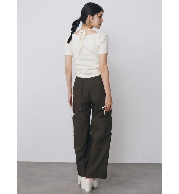 MURUA「ホルターネックシャーリングトップス」|Tシャツ・カットソー|
