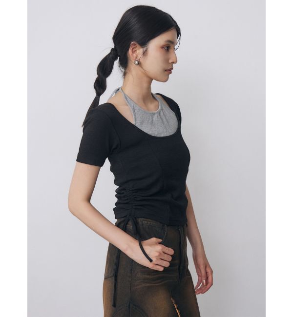 MURUA「ホルターネックシャーリングトップス」|Tシャツ・カットソー|