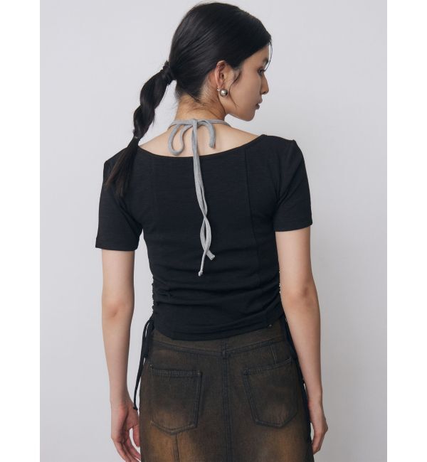 MURUA「ホルターネックシャーリングトップス」|Tシャツ・カットソー|