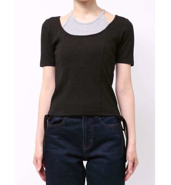 MURUA「ホルターネックシャーリングトップス」|Tシャツ・カットソー|