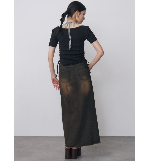 MURUA「ホルターネックシャーリングトップス」|Tシャツ・カットソー|