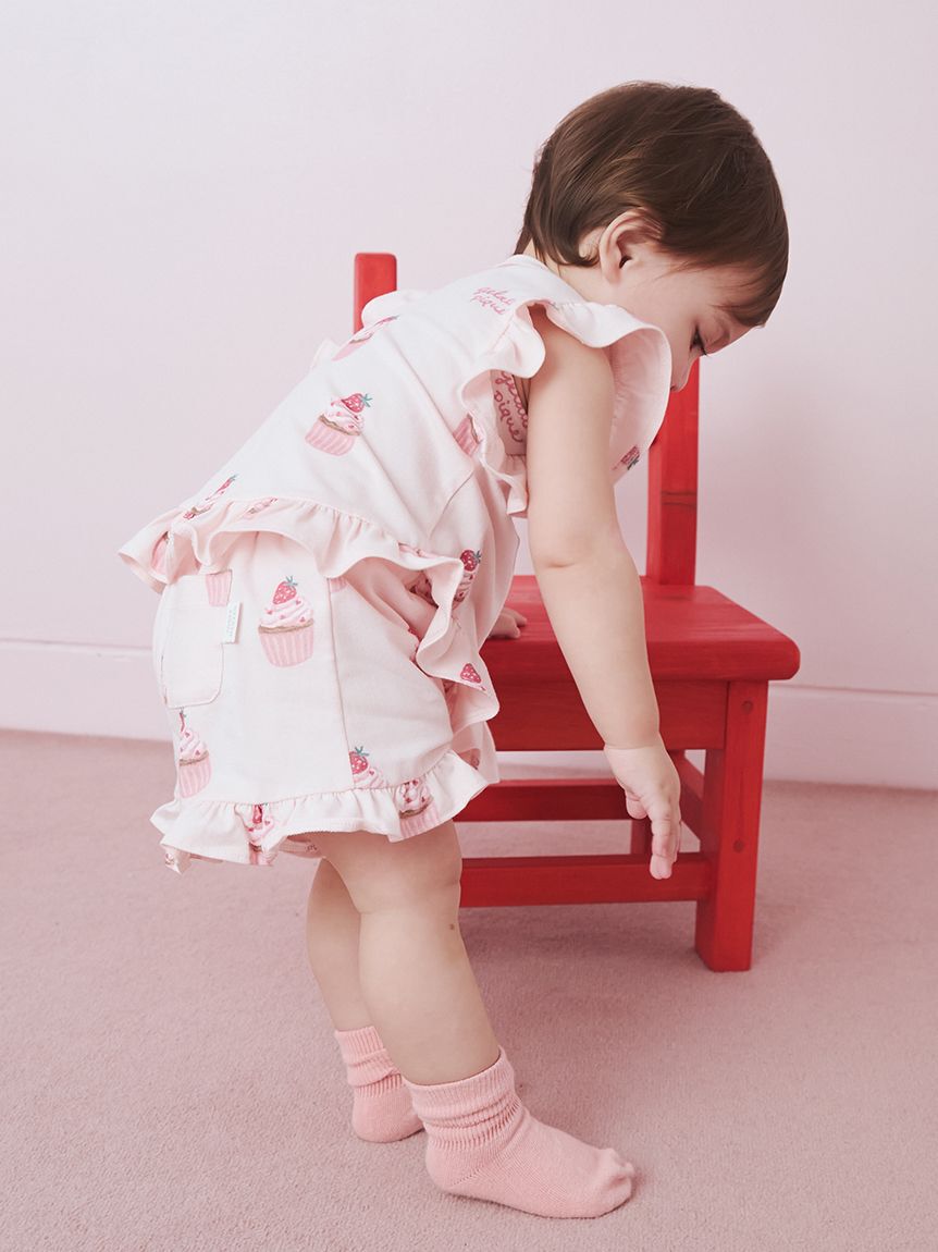 GELATO PIQUE KIDS & BABY「【BABY】カップケーキ柄Tシャツ」|その他ベビーウェア|