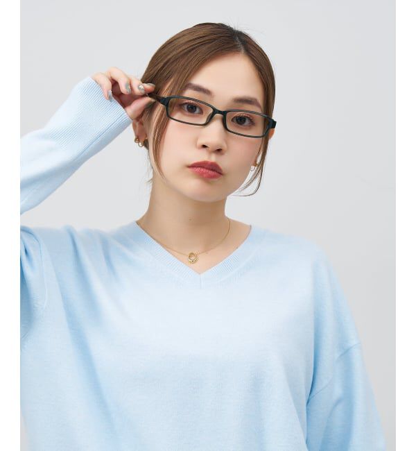  「スクエア型 メガネ | 横長 軽量 眼鏡 伊達めがね 度付き Zoff｜CLASSIC レンズ交換券付」|メガネ|