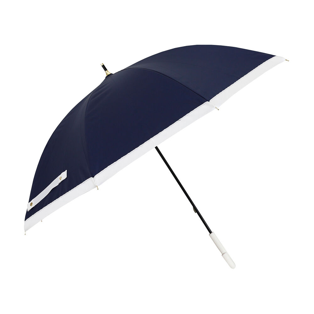 BACKYARD FAMILY「傘 レディース 大人 通販 長傘 50cm 晴雨兼用傘 かさ カサ 雨傘 日傘 手開き」|傘|ブルー3