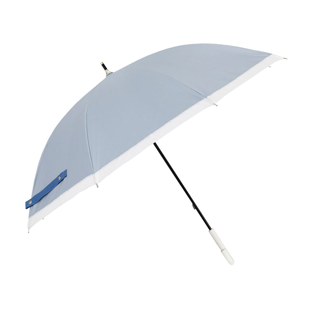 BACKYARD FAMILY「傘 レディース 大人 通販 長傘 50cm 晴雨兼用傘 かさ カサ 雨傘 日傘 手開き」|傘|グレー1