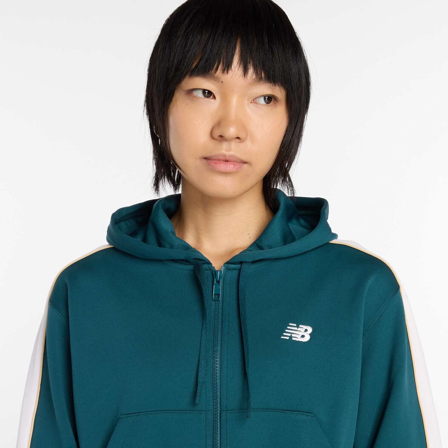 NEW BALANCE 「【NEW BALANCEｳｪｱ】W ｲﾝﾀｰﾛｯｸﾌﾙｼﾞｯﾌﾟ」|ポロシャツ|