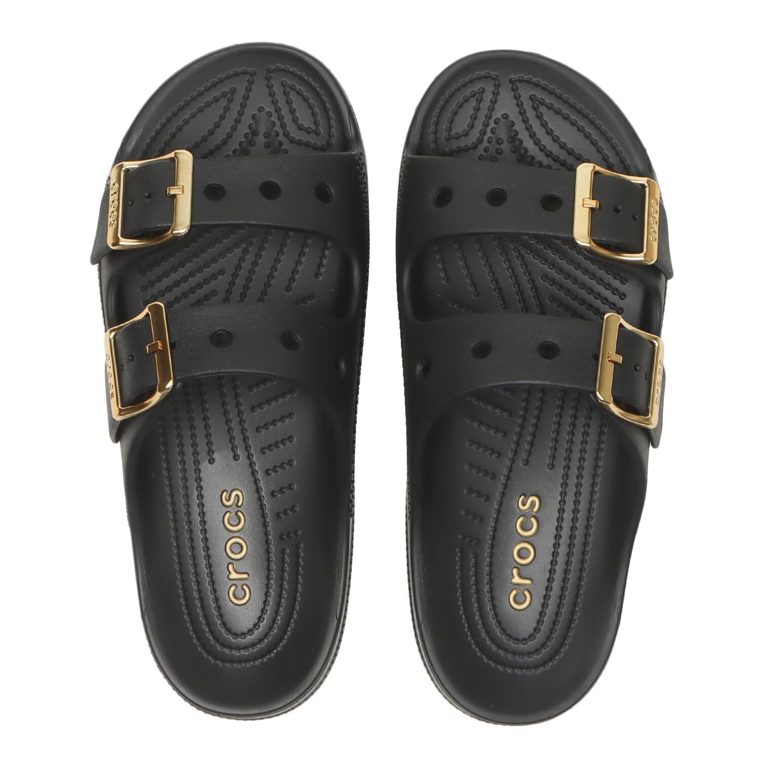 crocs「【crocs】SATURADAY METALLIC BUCKLE SDL」|サンダル|