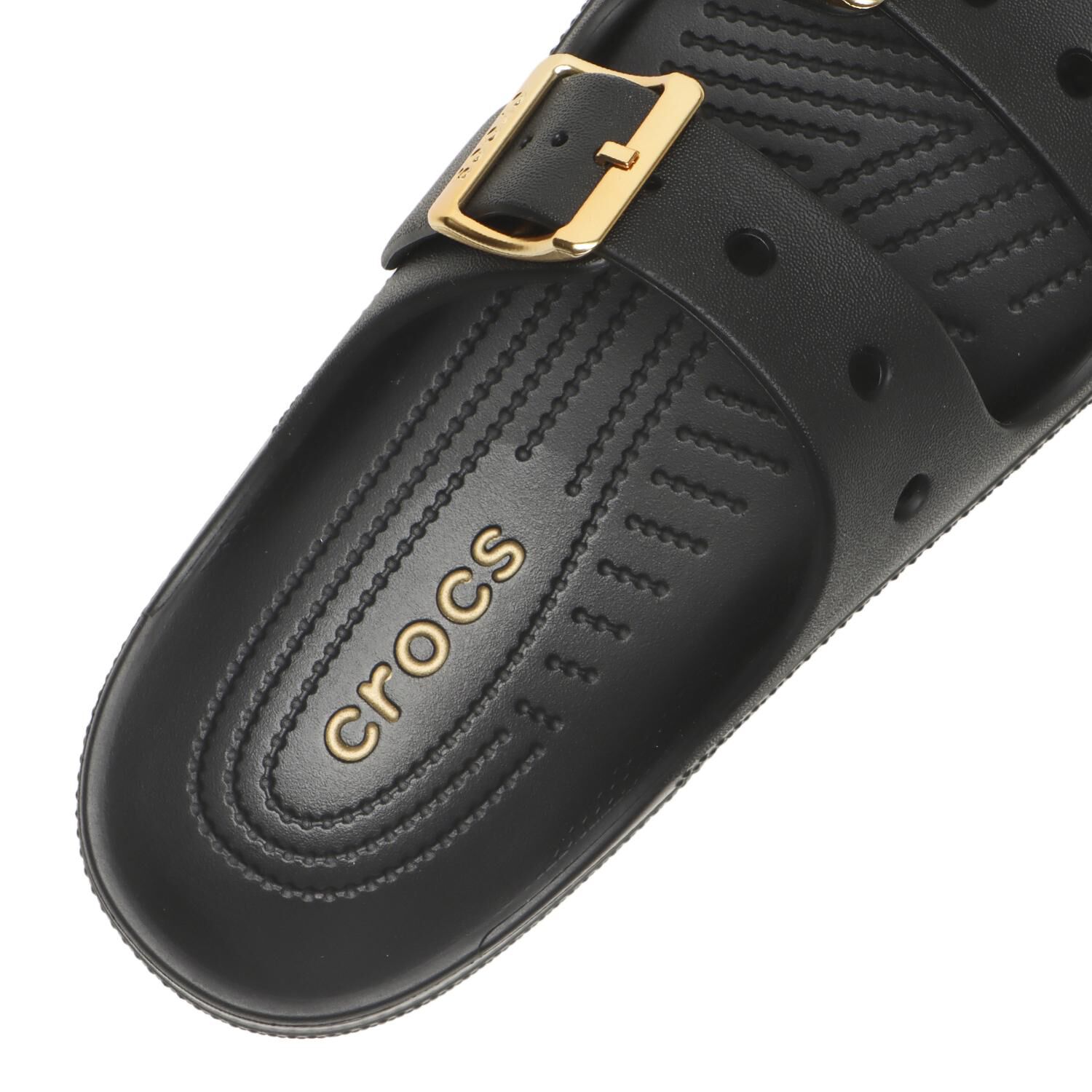 crocs「【crocs】SATURADAY METALLIC BUCKLE SDL」|サンダル|