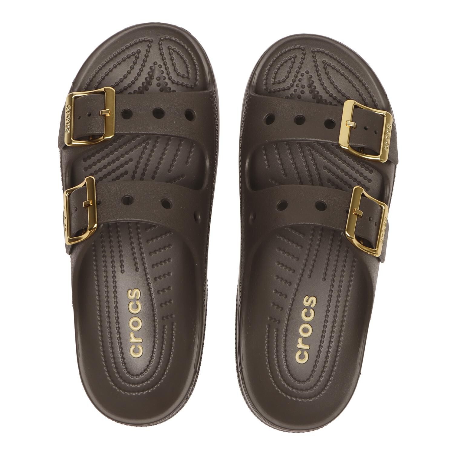 crocs「【crocs】SATURADAY METALLIC BUCKLE SDL」|サンダル|