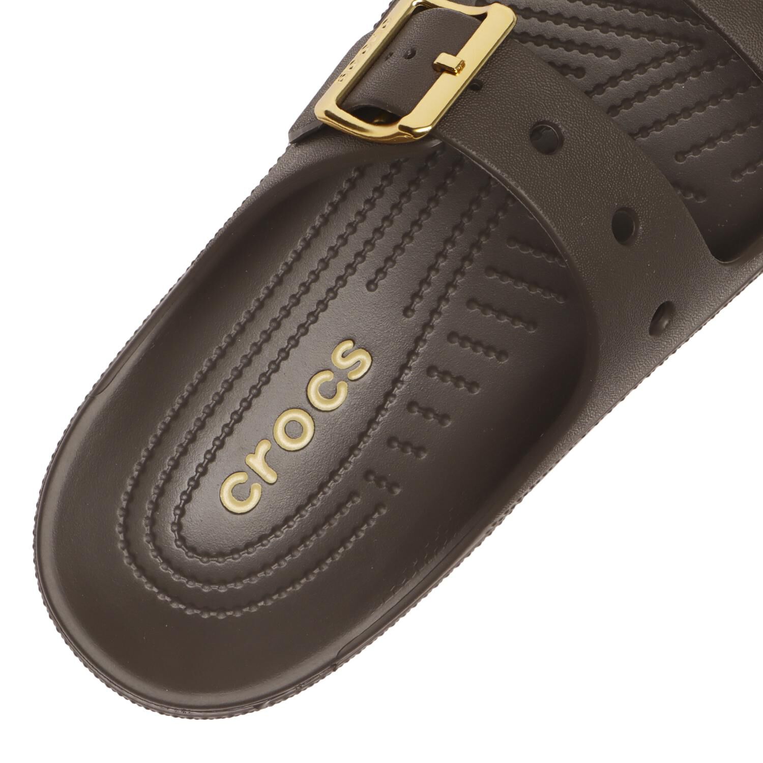 crocs「【crocs】SATURADAY METALLIC BUCKLE SDL」|サンダル|