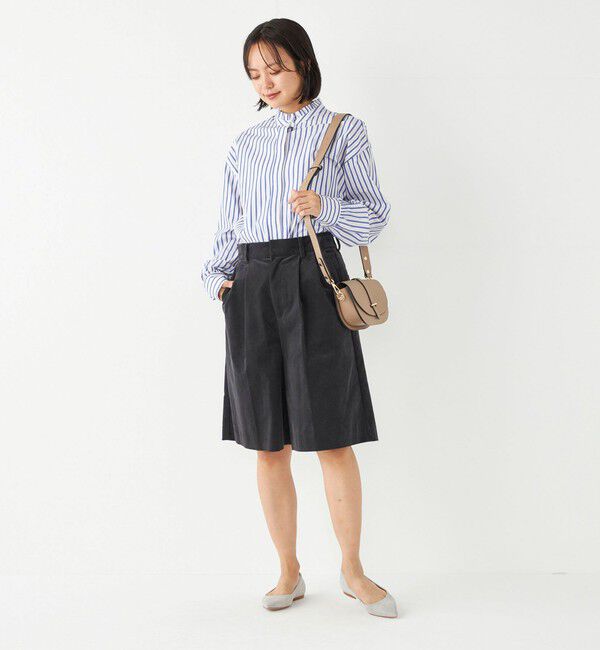 SHIPS Colors 「SHIPS Colors:〈洗濯機可能〉ストレッチ コーデュロイ キュロット」|キュロット|