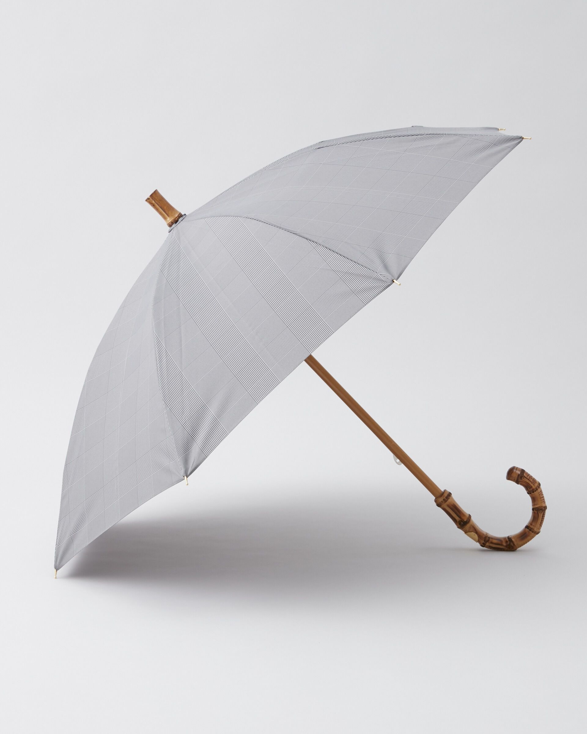 Traditional Weatherwear「UMBRELLA BAMBOO」|傘|ｸﾞﾚﾝﾁｪｯｸ