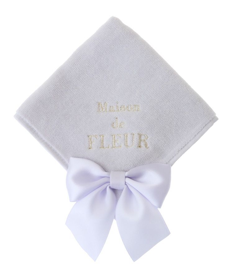 Maison de FLEUR「ビッグリボンタオルハンカチ」|ハンカチ|