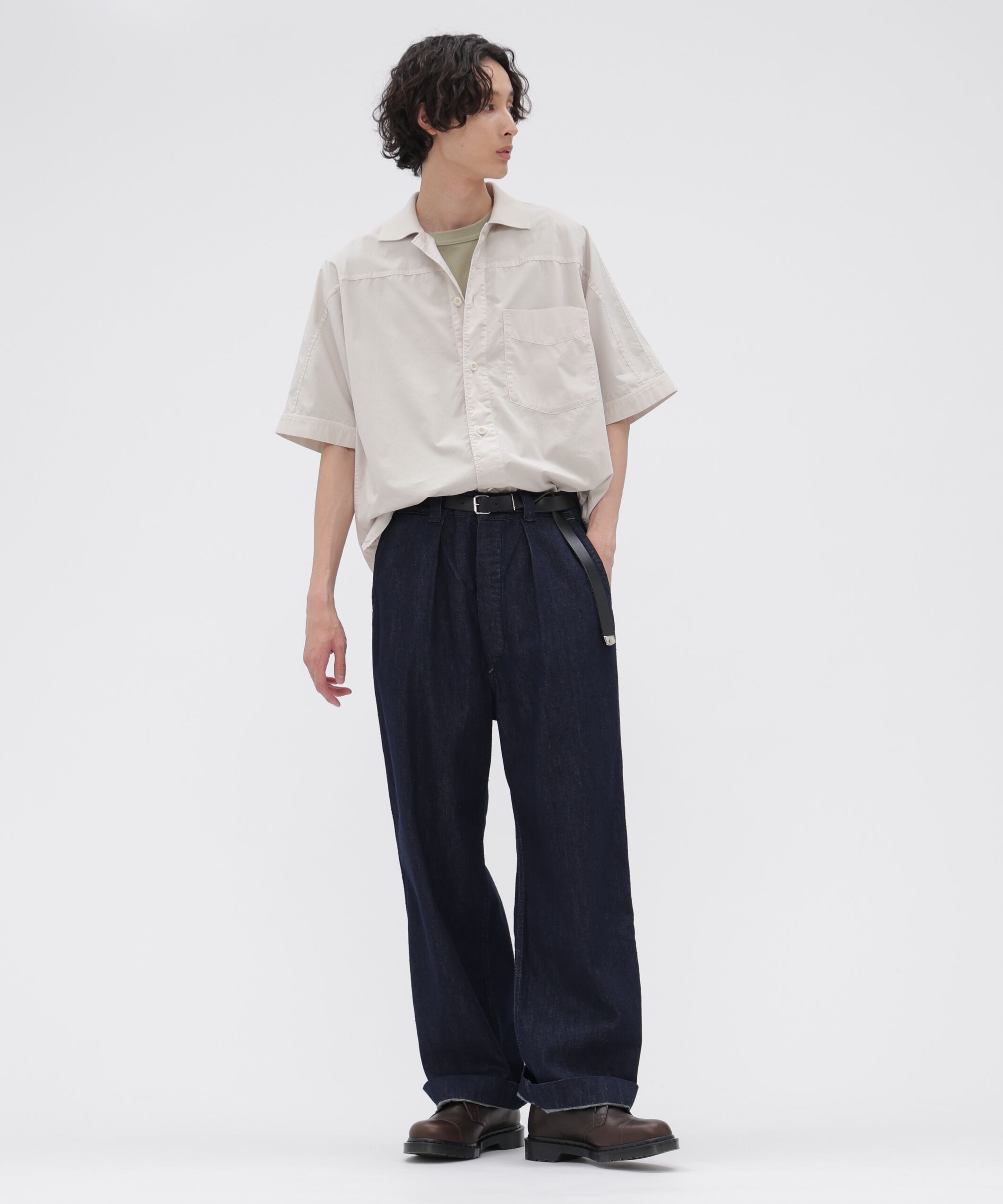MHL.「GARMENT DYED COTTON POPLIN SHIRT」|シャツ・ブラウス|