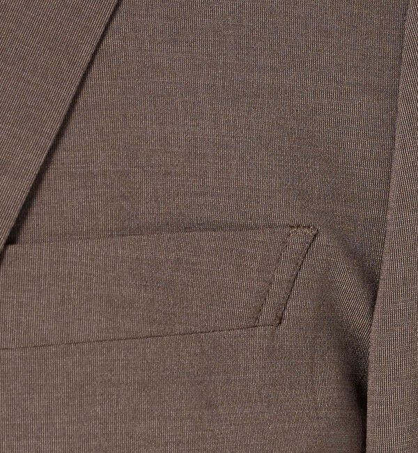 UNITED ARROWS green label relaxing「A+ ポリエステル ピンヘッド 2B スタンダード 2P セットアップジャケット -ウォッシャブル・ストレッチ・撥」|テーラードジャケット|