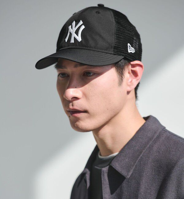 UNITED ARROWS green label relaxing「【別注】＜NEW ERA＞メッシュ NY 9THIRTY キャップ」|キャップ・キャスケット|BLACK