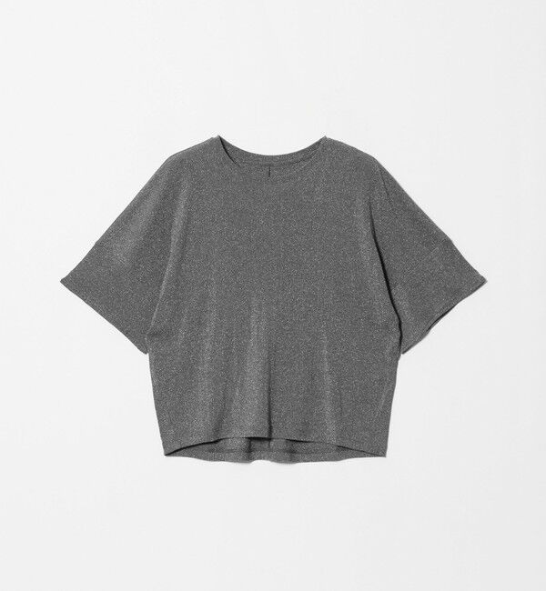 UNITED ARROWS green label relaxing「シャイニーラメ ショートスリーブ カットソー」|Tシャツ・カットソー|DK.GRAY