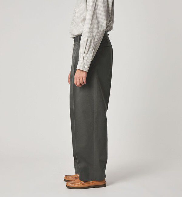 STEVEN ALAN「＜Steven Alan＞ ウエポン ニドム イン ツープリーツ ドレス トラウザーズ」|スラックス|