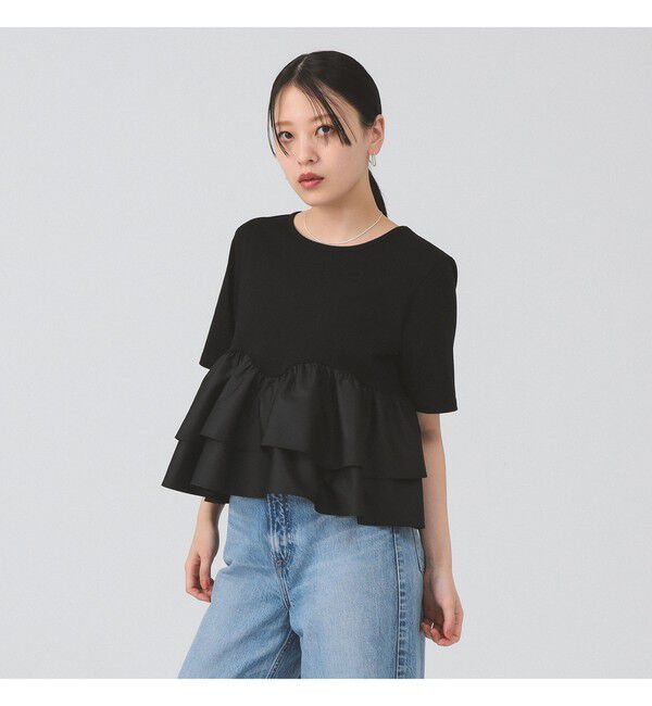Ray BEAMS 「ティアード キリカエ Tシャツ」|Tシャツ・カットソー|