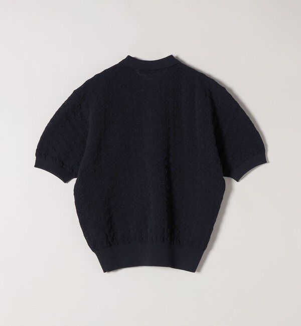quaranciel「《追加予約》quaranciel:〈手洗い可能〉透かし編み ポロ ニット プルオーバー」|ニット・セーター|