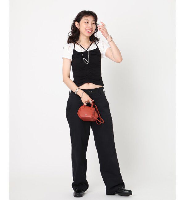  「【blancle/ ブランクレ】別注 S.LETHER  Deformation dice bag」|ショルダー・メッセンジャー|