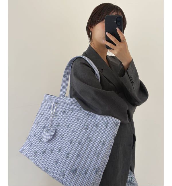 SLOBE IENA「《WEB限定/追加3予約》Margaux Dereume &times; SLOBE キルティングトートバッグ」|トートバッグ|