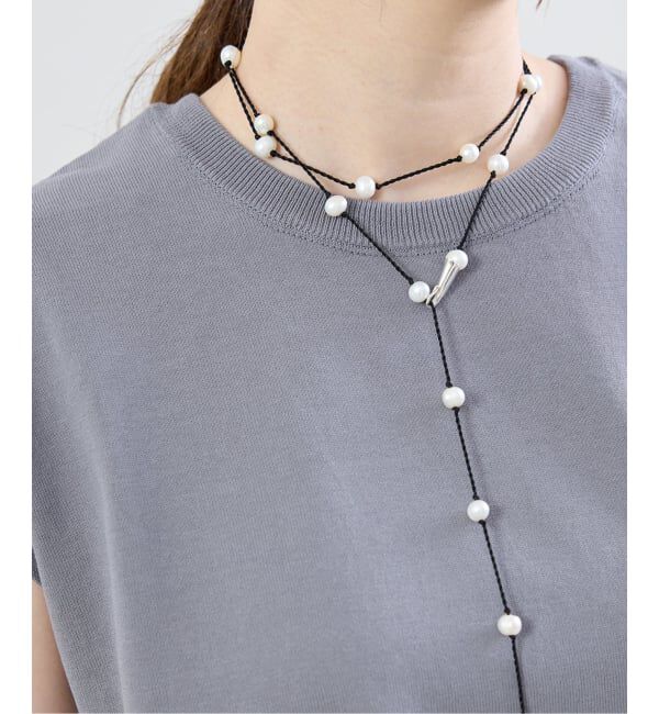 IENA「TEINTE/タント CALLA WHITE PEARL LONG NL ネックレス TE-N-CA2602WH」|ネックレス|