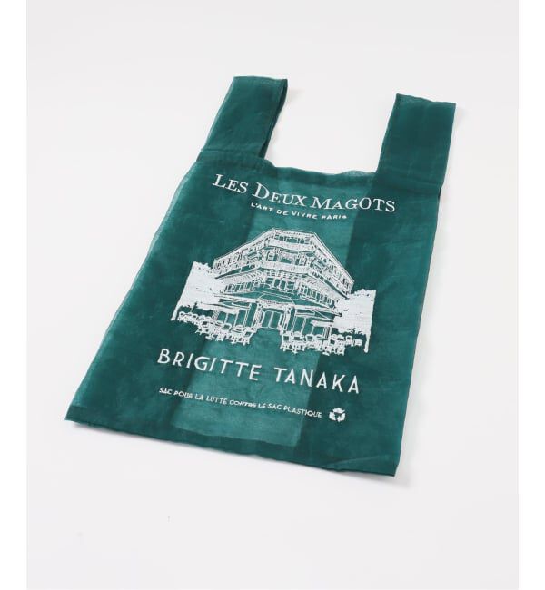 EDIFICE「《予約》LES DEUX MAGOTS (ドゥマゴ) for BRIGITTE TANAKA Organza BAG」|トートバッグ|