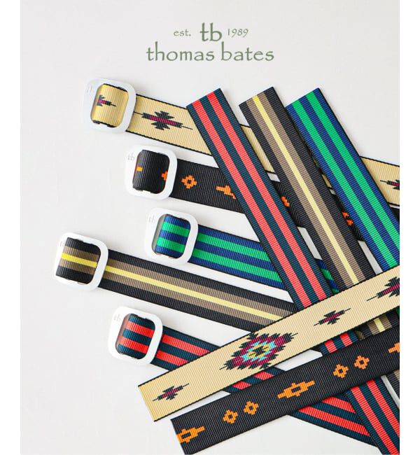 JOURNAL STANDARD relume「《予約》Thomas Bates / トーマス ベイツ ナイロンブレンド ベルト」|ベルト|