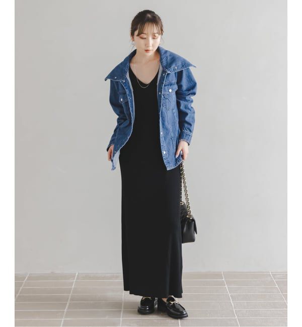 NOBLE「《予約》SERGE/サージ SAILOR COLLAR JACKET」|デニムジャケット|