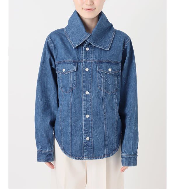 NOBLE「《予約》SERGE/サージ SAILOR COLLAR JACKET」|デニムジャケット|