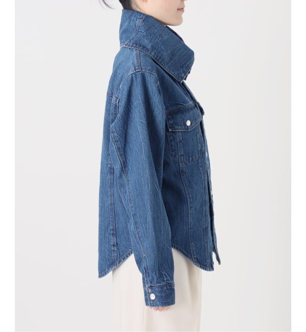 NOBLE「《予約》SERGE/サージ SAILOR COLLAR JACKET」|デニムジャケット|