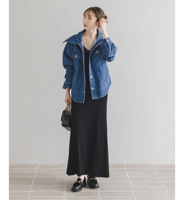 NOBLE「《予約》SERGE/サージ SAILOR COLLAR JACKET」|デニムジャケット|