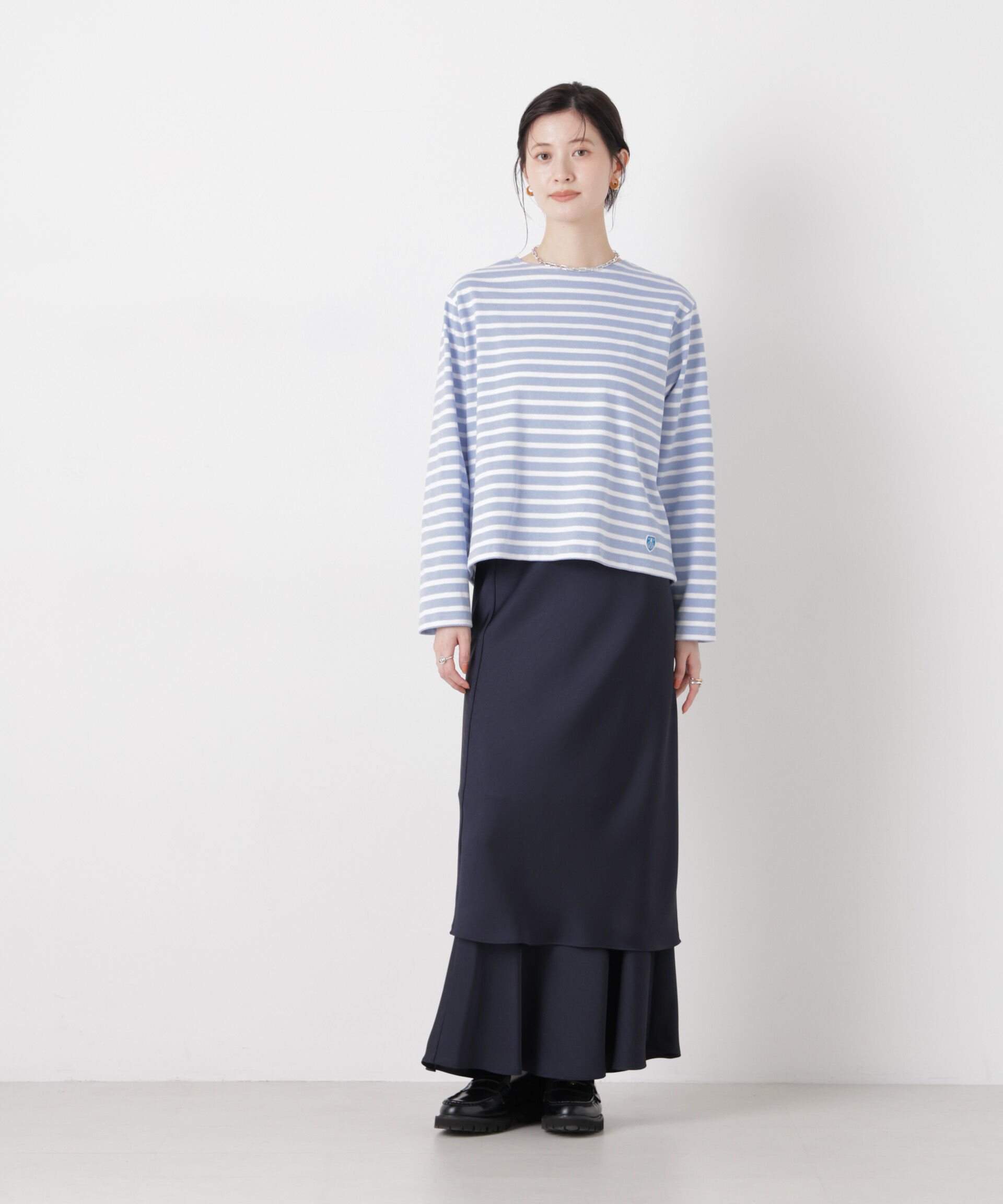 NANO universe「ORCIVAL/CREW NECK L/S P.O.」|Tシャツ・カットソー|