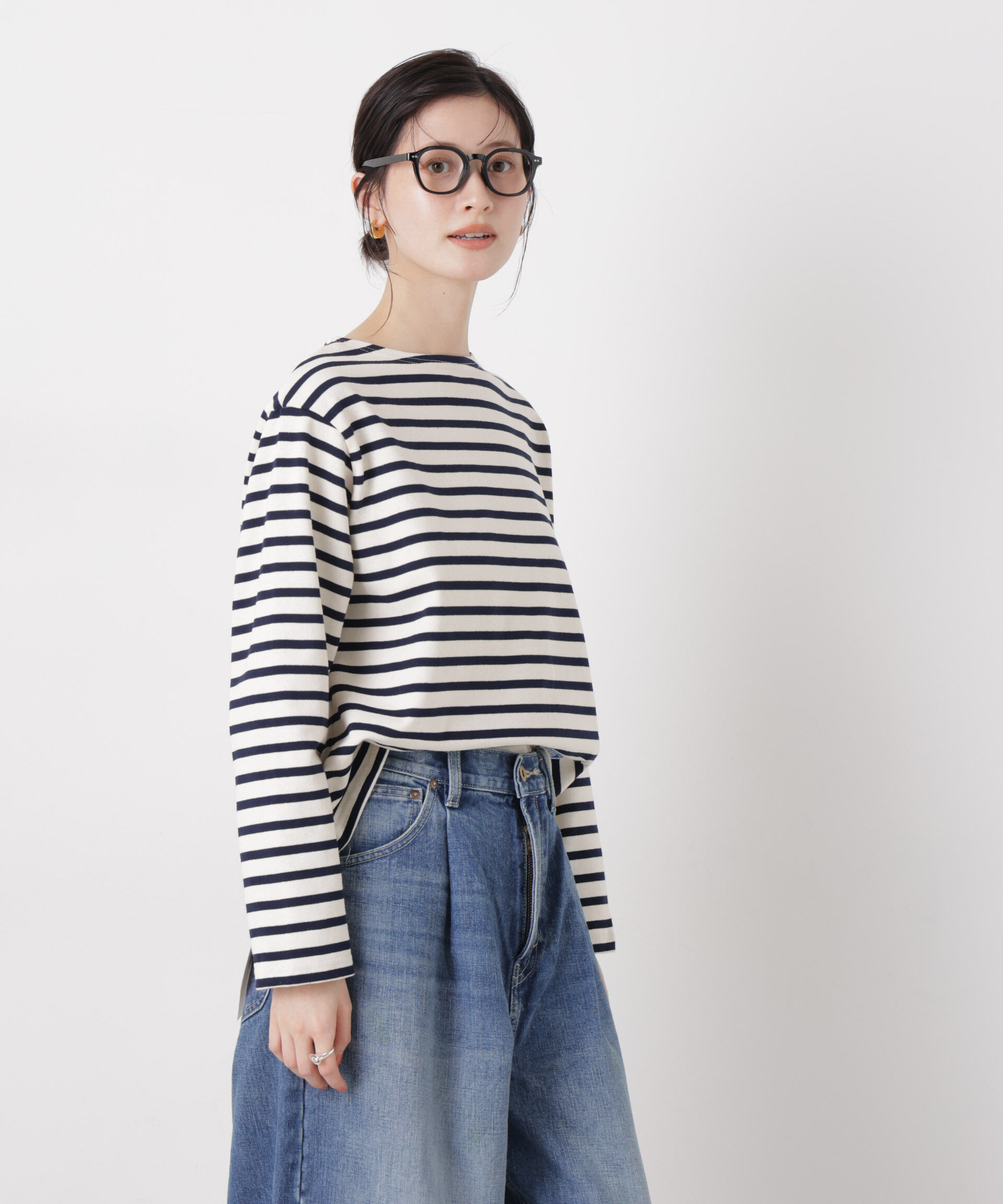 NANO universe「ORCIVAL/CREW NECK L/S P.O.」|Tシャツ・カットソー|