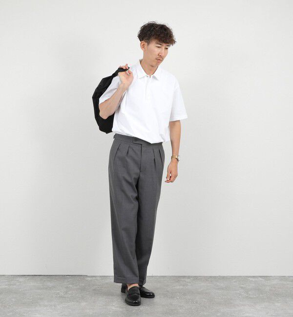 NOLLEY'S goodman「《ビジカジ対応》トリコットP/Oシャツ 26SS」|ポロシャツ|