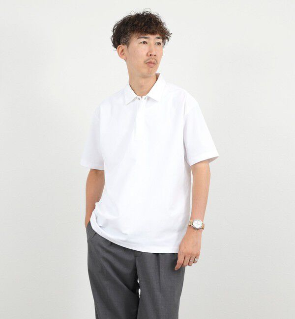 NOLLEY'S goodman「《ビジカジ対応》トリコットP/Oシャツ 26SS」|ポロシャツ|