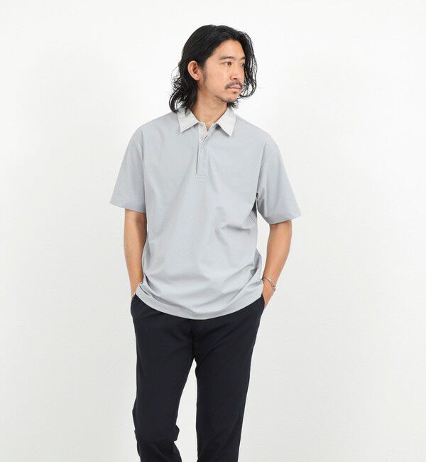 NOLLEY'S goodman「《ビジカジ対応》トリコットP/Oシャツ 26SS」|ポロシャツ|