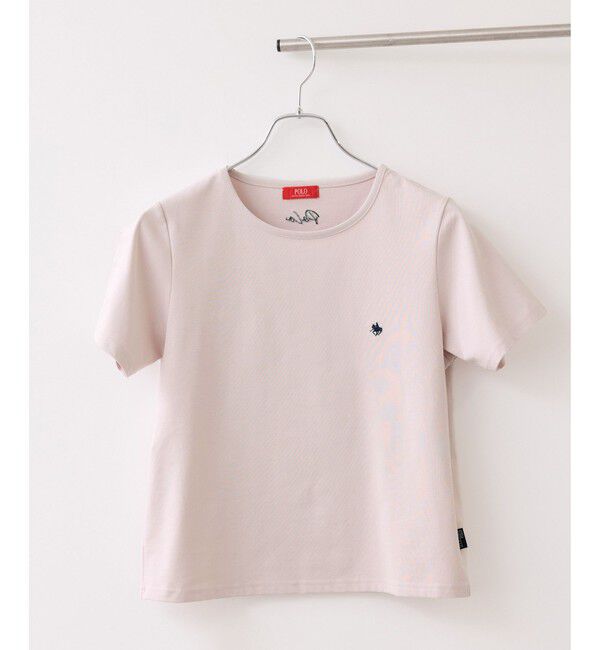 VIS「【POLO BCS】VIS別注刺繍コンパクトTシャツ/一部WEB限定カラー」|Tシャツ・カットソー|ピンク(63)