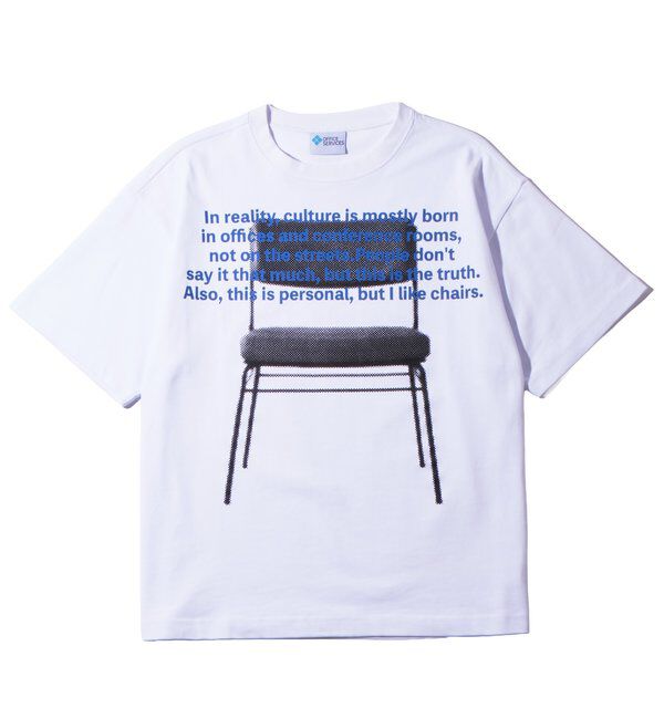  「【OFFICE SERVICES】 OFFICE CHAIR TEE」|Tシャツ・カットソー|ホワイト