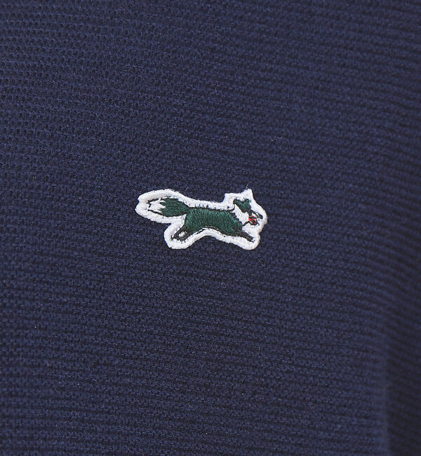 ABAHOUSE「PENNEYS /ペニーズ FOXワンポイントワッペン / Uネックベスト」|ニット・セーター|