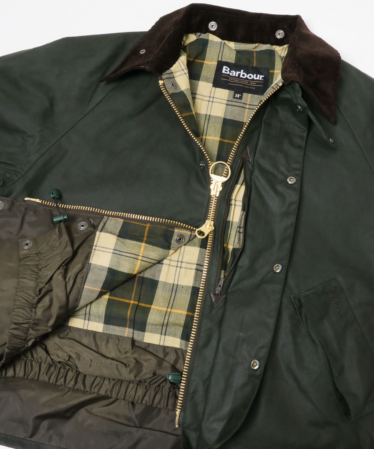 URBAN RESEARCH「Barbour　OS TRANSPORT WAX JACKET」|ノーカラーコート|