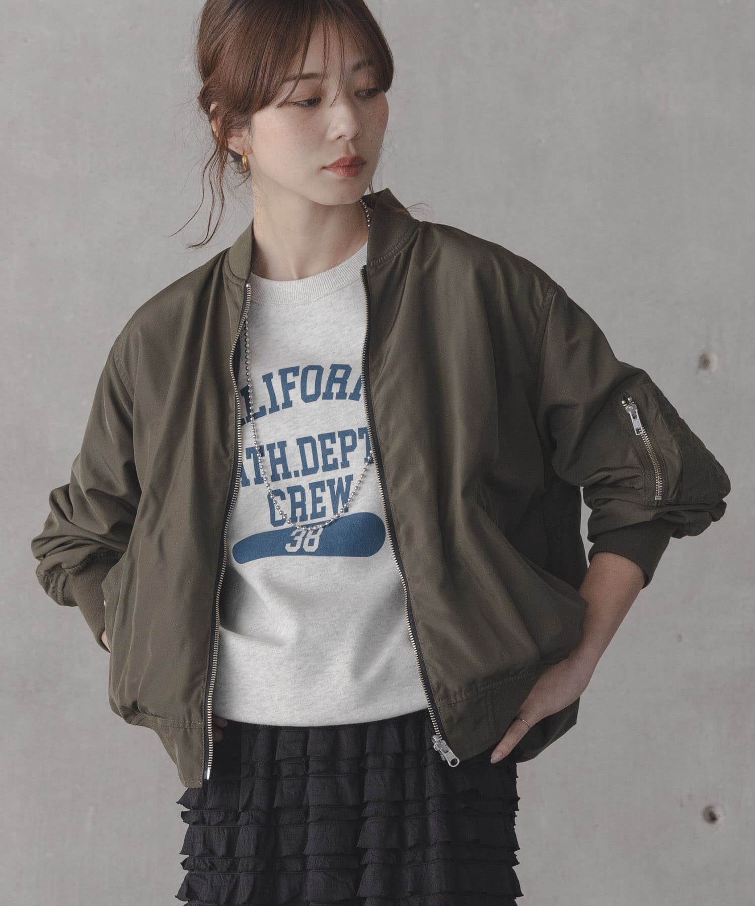Sonny Label 「『WEB限定』リバーシブルオーバーMA-1」|ブルゾン・スタジャン|