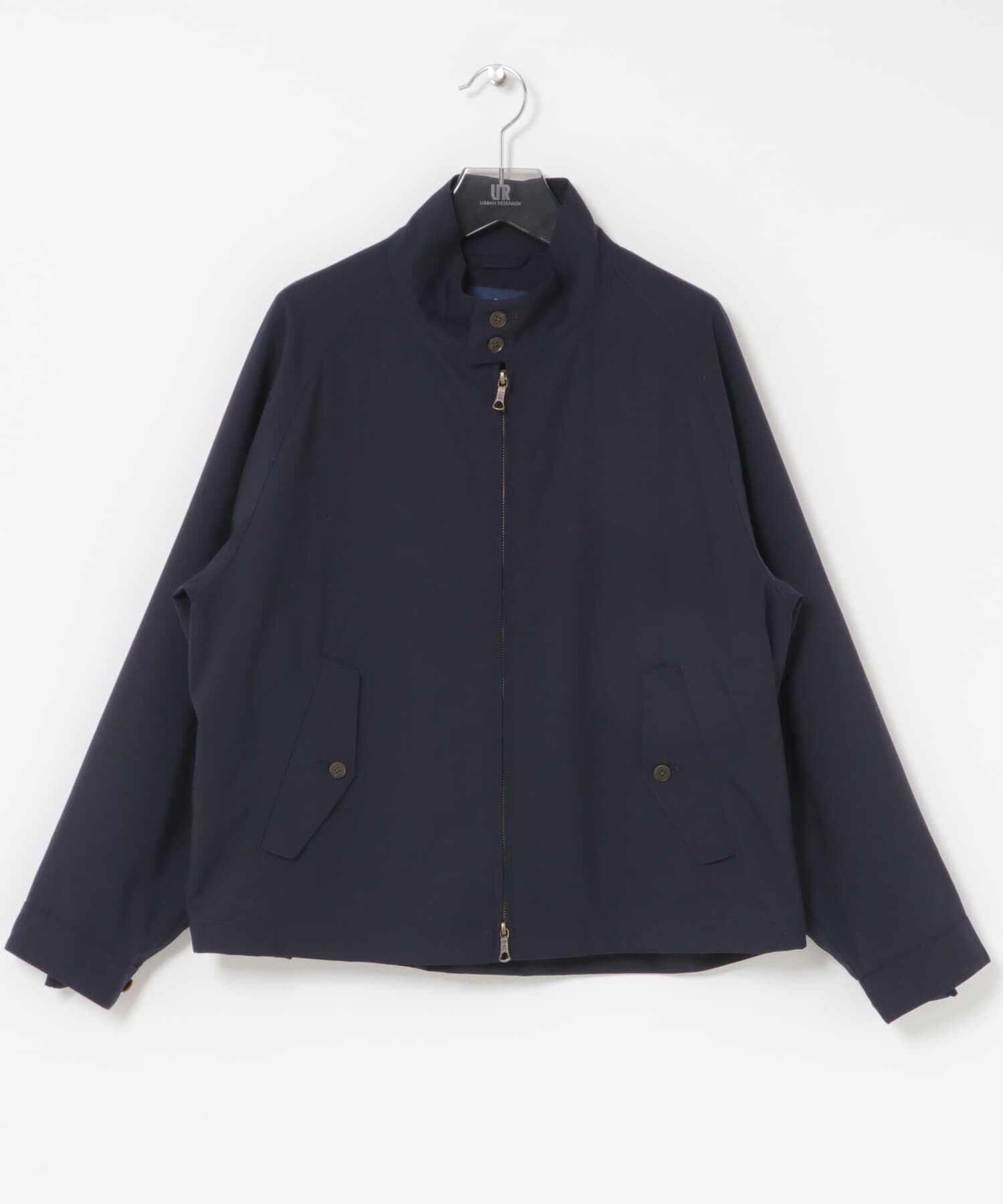 URBAN RESEARCH「BROOKS BROTHERS　EXCLUSIVE T/W ZIP JACKET」|ノーカラーコート|