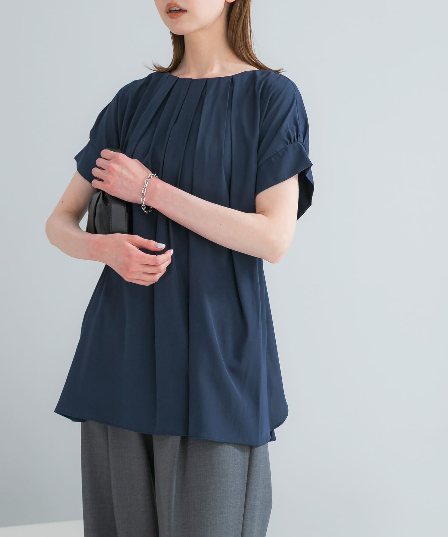 URBAN RESEARCH ROSSO「『一部WEB限定カラー』タックデザインブラウス」|シャツ・ブラウス|