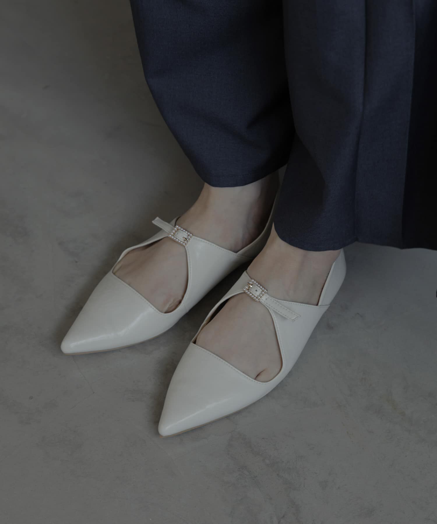 RODE SKO「『MADE IN JAPAN』 パールポインテッドパンプス」|パンプス|