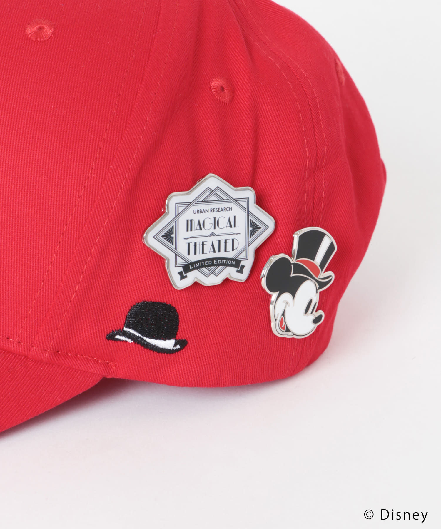 URBAN RESEARCH「別注/Disney/ピンバッジCAP」|キャップ・キャスケット|